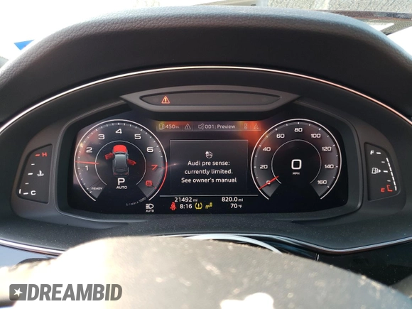 2020 Audi Q7 Premium Plus z VIN WA1LJAF78LD009721, wystawiony jako Copart lot #43495563 z przebiegiem 21 492 mil mil oraz . Historia ofert i sprzedaży dostępna na DreamBid. Obrazek 9.