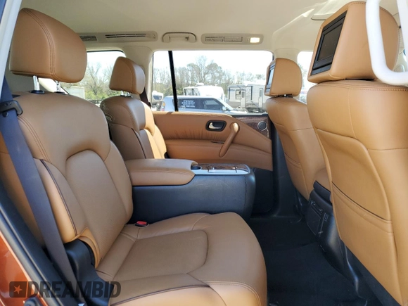 2017 Nissan Armada Platinum with VIN JN8AY2NF5H9303731, listed as a Copart auction lot 48478935 with 125,384 mi miles and Salvage Title. Bid and sale history available at carsss.com. Image 11.