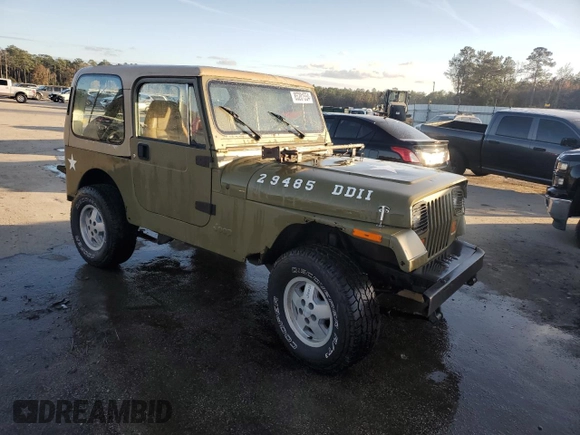 1995 Jeep Wrangler S with VIN 1J4FY19P8SP243343, listed as a Copart auction lot 85281554 with 144,004 mi miles and Salvage Title. Bid and sale history available at carsss.com. Image 4.