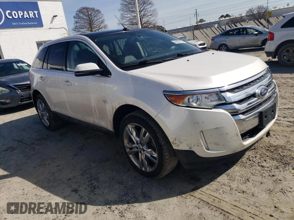 2012 Ford Edge Limited with VIN 2FMDK4KC6CBA47932, listed as a Copart auction lot 46429135 with 165,375 mi miles and Salvage Title. Bid and sale history available at carsss.com. Image 4.