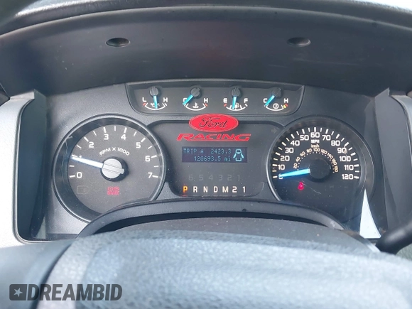 2014 Ford F-150 XL with VIN 1FTFW1CF5EFA12101, listed as a IAAI auction lot 41938641 with 120,693 mi miles. Bid and sale history available at carsss.com. Image 7.