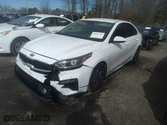 2019 Kia Forte LXS with VIN 3KPF24AD0KE029618, listed as a IAAI auction lot 35861552 with 117,818 mi miles and . Bid and sale history available at carsss.com. Image 2.