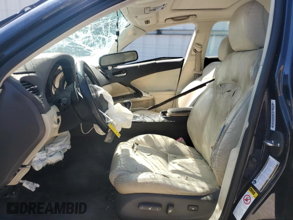 2009 Lexus IS with VIN JTHCK262395033312, listed as a Copart auction lot 49245715 with 220,644 mi miles and Salvage Title. Bid and sale history available at carsss.com. Image 7.