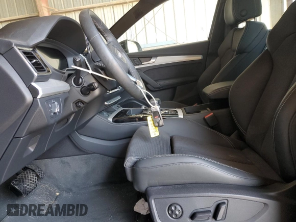 2023 Audi Q5 S line Premium Plus with VIN WA1E2AFY1P2056508, listed as a Copart auction lot 64945523 with 5,277 mi miles and . Bid and sale history available at DreamBid. Image 7.