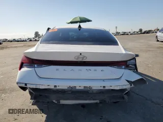 2024 Hyundai Elantra SEL with VIN KMHLM4DG4RU733265, listed as a Copart auction lot 63406845 with 8,994 mi miles and Salvage title. Bid and sale history available at DreamBid. Image 6.