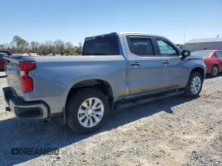 2021 Chevrolet Silverado 1500 Custom with VIN 1GCPWBEK3MZ437320, listed as a Copart auction lot 49348155 with 28,563 mi miles and Salvage Title. Bid and sale history available at DreamBid. Image 3.