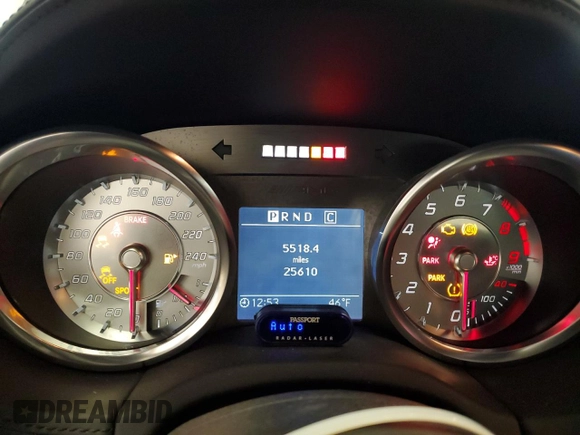2012 Mercedes-Benz SLS AMG z VIN WDDRK7HA7CA006888, wystawiony jako Copart lot #43201915 z przebiegiem 25 610 mil mil oraz Nie do naprawy • Non repairable. Historia ofert i sprzedaży dostępna na DreamBid. Obrazek 9.
