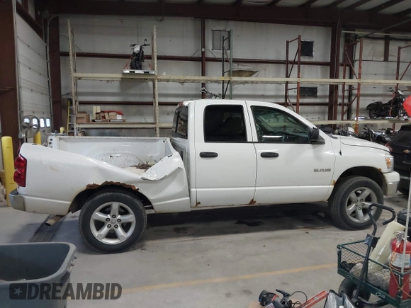 2008 Dodge 1500 SLT with VIN 1D7HU18NX8J120235, listed as a IAAI auction lot 41848707 with 168,281 mi miles. Bid and sale history available at carsss.com. Image 13.