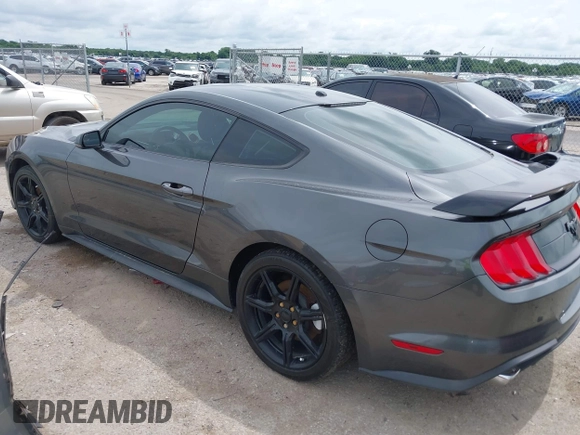 2019 Ford Mustang EcoBoost with VIN 1FA6P8TH6K5106082, listed as a IAAI auction lot 42466881 with 105,323 mi miles and . Bid and sale history available at DreamBid. Image 3.