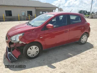 2017 Mitsubishi Mirage ES with VIN ML32A3HJXHH021054, listed as a Copart auction lot 63147615 with 49,823 mi miles and Salvage title. Bid and sale history available at DreamBid. Image 1.