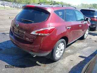 2012 Nissan Murano SV with VIN JN8AZ1MWXCW217561, listed as a IAAI auction lot 42051048 with 107,846 mi miles and . Bid and sale history available at carsss.com. Image 4.