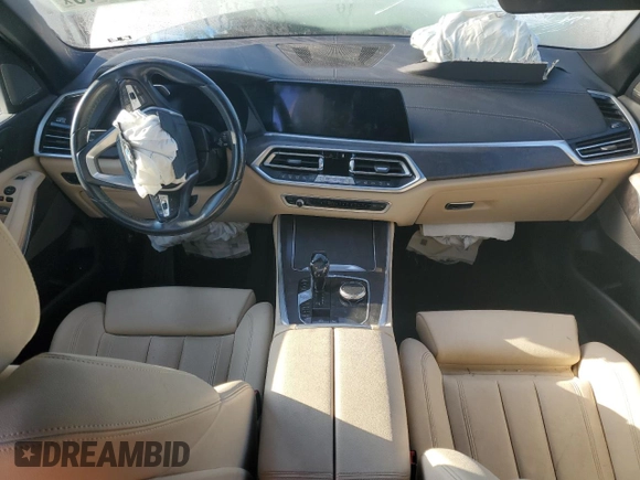 2020 BMW X5 xDrive40i with VIN 5UXCR6C02L9C46986, listed as a Copart auction lot 49099615 with Not provided miles and Salvage title. Bid and sale history available at DreamBid. Image 8.