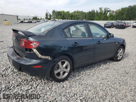 2006 Mazda 3 i with VIN JM1BK12F761483967, listed as a Copart auction lot 54204115 with 60,871 mi miles and Salvage Title. Bid and sale history available at carsss.com. Image 3.