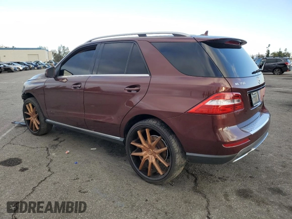 2013 Mercedes-Benz M 350 z VIN 4JGDA5JB7DA215849, wystawiony jako Copart lot #42850805 z przebiegiem Nie podano mil oraz Szkoda całkowita • Salvage title. Historia ofert i sprzedaży dostępna na DreamBid. Obrazek 2.