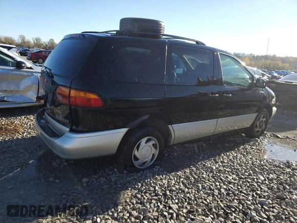 2000 Toyota Sienna LE with VIN 4T3ZF13C8YU207597, listed as a Copart auction lot 81250634 with 250,567 mi miles and Salvage Title. Bid and sale history available at carsss.com. Image 3.