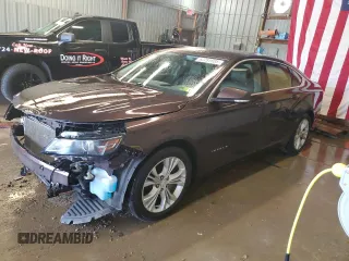 2015 Chevrolet Impala LT with VIN 2G1125S34F9212555, listed as a Copart auction lot 62288985 with 106,658 mi miles and Salvage title. Bid and sale history available at DreamBid. Image 1.