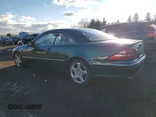 2001 Mercedes-Benz CL-Class with VIN WDBPJ78J51A010387, listed as a Copart auction lot 81668974 with 172,098 mi miles and Clean Title. Bid and sale history available at carsss.com. Image 2.