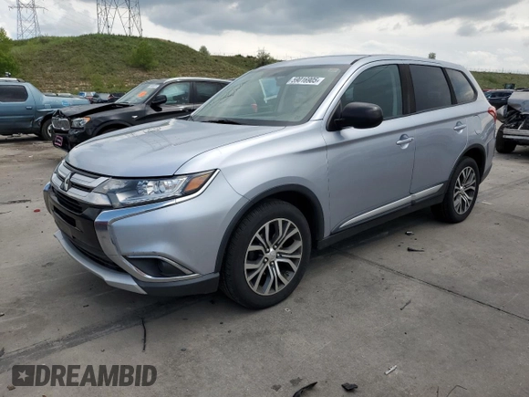 2016 Mitsubishi Outlander SE with VIN JA4AZ3A38GZ039195, listed as a Copart auction lot 59016905 with 174,470 mi miles and Salvage title. Bid and sale history available at DreamBid. Image 1.