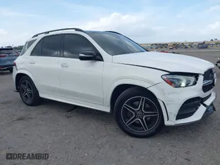 2020 Mercedes-Benz GLE with VIN 4JGFB4JB8LA240189, listed as a IAAI auction lot 41727577 with 51,533 mi miles. Bid and sale history available at carsss.com. Image 6.