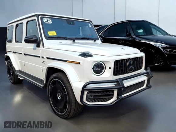 2022 Mercedes-Benz G 63 AMG z VIN W1NYC7HJ1NX453XXX, wystawiony jako Copart lot #60002315 z przebiegiem 17 560 mil mil oraz Czysty tytuł • Clean title. Historia ofert i sprzedaży dostępna na DreamBid. Obrazek 1.