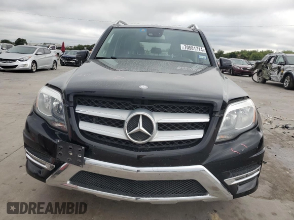 2015 Mercedes-Benz GLK 350 with VIN WDCGG5HB4FG361495, listed as a Copart auction lot 70581714 with 122,728 mi miles and Salvage Title. Bid and sale history available at DreamBid. Image 5.