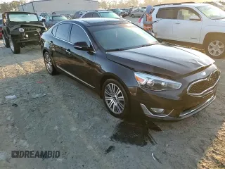 2014 Kia Cadenza Premium with VIN KNALN4D78E5148756, listed as a Copart auction lot 77539394 with 109,296 mi miles and Salvage Title. Bid and sale history available at carsss.com. Image 13.