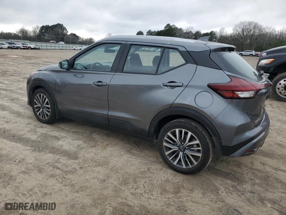 2023 Nissan Kicks SV with VIN 3N1CP5CV4PL505486, listed as a Copart auction lot 86190134 with 38,958 mi miles and Salvage Title. Bid and sale history available at carsss.com. Image 2.