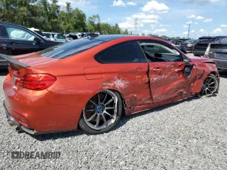 2015 BMW M4 with VIN WBS3R9C56FK329709, listed as a Copart auction lot 67129463 with 107,646 mi miles. Bid and sale history available at carsss.com. Image 3.