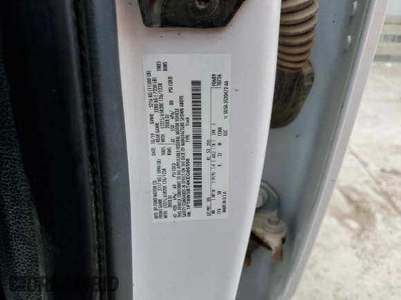2019 Ford F-350 XL with VIN 1FT8W3BT4KEG86558, listed as a Copart auction lot 59364425 with 152,253 mi miles and Salvage title. Bid and sale history available at DreamBid. Image 12.