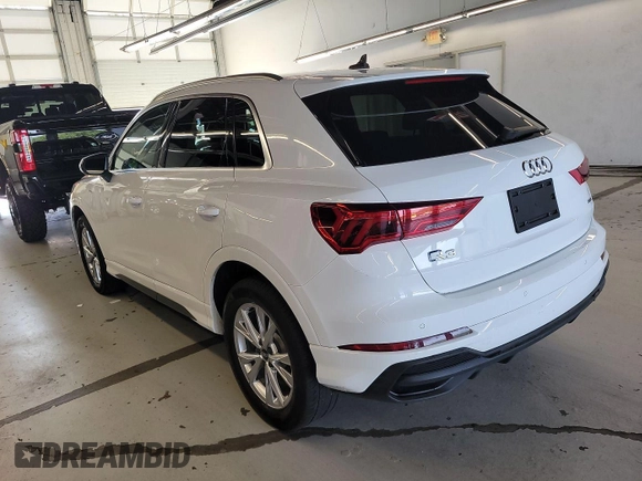 2023 Audi Q3 S line Premium with VIN WA1DECF32P1100878, listed as a IAAI auction lot 42851041 with 46,463 mi miles and . Bid and sale history available at DreamBid. Image 3.