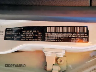 2020 Jeep Renegade Altitude z VIN ZACNJAB19LPL72057, wystawiony jako Copart lot #41449755 z przebiegiem 61 233 mil mil oraz Szkoda całkowita • Salvage title. Historia ofert i sprzedaży dostępna na DreamBid. Obrazek 13.