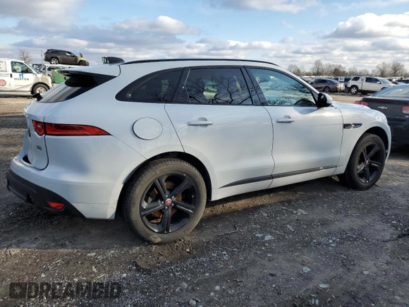2020 Jaguar F-Pace 25t Checkered Flag Edition z VIN SADCP2FX5LA617227, wystawiony jako Copart lot #86573724 z przebiegiem 76 261 mil mil oraz Szkoda całkowita • Salvage title. Historia ofert i sprzedaży dostępna na DreamBid. Obrazek 3.