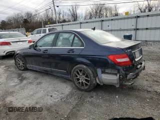 2013 Mercedes-Benz C 300 Sport with VIN WDDGF8AB4DR265099, listed as a Copart auction lot 45121485 with 121,111 mi miles and Salvage Title. Bid and sale history available at DreamBid. Image 2.