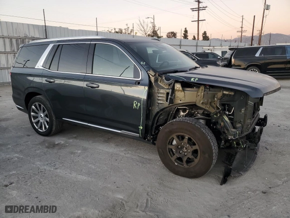 2021 Cadillac Escalade Premium Luxury Platinum with VIN 1GYS4DKL5MR367838, listed as a Copart auction lot 82016874 with 29,229 mi miles and Salvage Title. Bid and sale history available at carsss.com. Image 4.