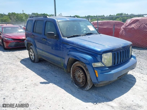 2009 Jeep Liberty Sport with VIN 1J8GN28K09W510269, listed as a IAAI auction lot 42019437 with 123,006 mi miles. Bid and sale history available at carsss.com. Image 1.