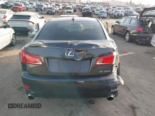 2011 Lexus IS with VIN JTHBE5C28B5027536, listed as a IAAI auction lot 41483620 with 235,603 mi miles. Bid and sale history available at carsss.com. Image 16.