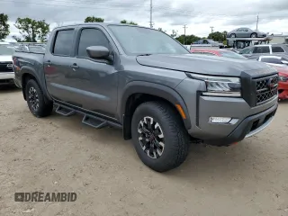 2023 Nissan Frontier PRO-4X with VIN 1N6ED1EK2PN663980, listed as a Copart auction lot 74612904 with 0 mi miles and Non Repairable. Bid and sale history available at carsss.com. Image 4.