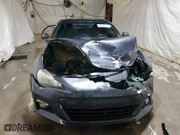 2013 Subaru BRZ Premium with VIN JF1ZCAB11D1605385, listed as a Copart auction lot 80620044 with 187,175 mi miles and Salvage Title. Bid and sale history available at carsss.com. Image 5.