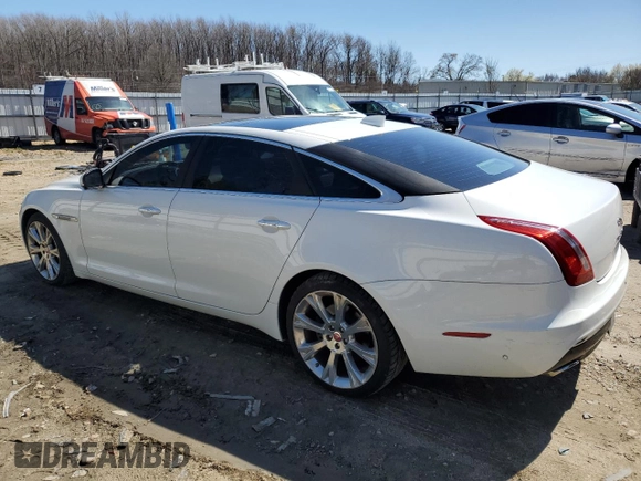 2016 Jaguar XJ Portfolio with VIN SAJWA2G70G8W01136, listed as a Copart auction lot 50120455 with 92,224 mi miles and Salvage title. Bid and sale history available at DreamBid. Image 2.