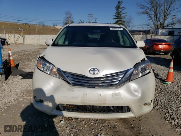 2011 Toyota Sienna XLE with VIN 5TDDK3DC5BS028703, listed as a Copart auction lot 49466845 with 108,800 mi miles and Salvage Title. Bid and sale history available at carsss.com. Image 5.