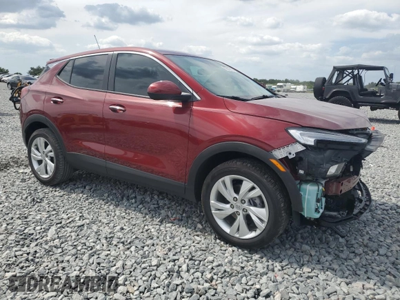 2024 Buick Encore GX Preferred with VIN KL4AMBSL5RB185587, listed as a Copart auction lot 55516535 with 8,128 mi miles and Salvage title. Bid and sale history available at DreamBid. Image 4.
