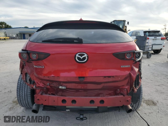2019 Mazda 3 Preferred with VIN JM1BPAMM2K1141639, listed as a Copart auction lot 87246204 with 105,868 mi miles and Non repairable. Bid and sale history available at DreamBid. Image 6.