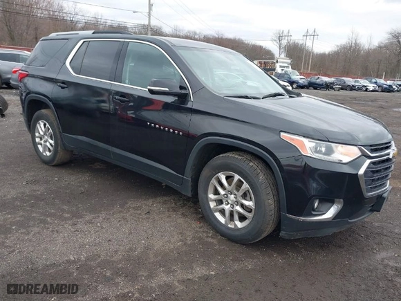 2018 Chevrolet Traverse LT Cloth with VIN 1GNERGKW6JJ204892, listed as a IAAI auction lot 41821372 with 308,738 mi miles. Bid and sale history available at carsss.com. Image 1.