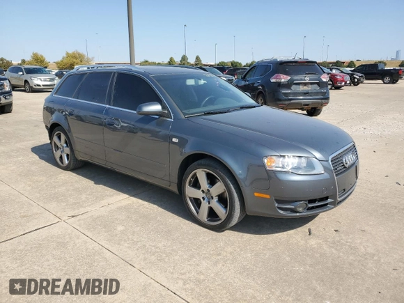 2007 Audi A4 with VIN WAUKF98E57A152630, listed as a Copart auction lot 76927614 with 71,930 mi miles and Salvage title. Bid and sale history available at DreamBid. Image 4.