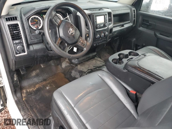 2021 Ram 1500 Tradesman with VIN 3C6JR6DG0MG535990, listed as a Copart auction lot 58473625 with 39,260 mi miles and Salvage title. Bid and sale history available at DreamBid. Image 8.