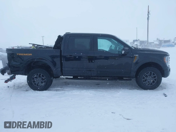 2022 Ford F-150 XL with VIN 1FTEW1E89NFA37044, listed as a IAAI auction lot 41481404 with 33,033 mi miles. Bid and sale history available at carsss.com. Image 14.