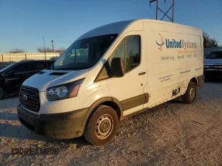 2019 Ford Transit with VIN 1FTYE2CM5KKB19121, listed as a Copart auction lot 89236945 with 101,216 mi miles and Salvage Title. Bid and sale history available at carsss.com. Image 1.
