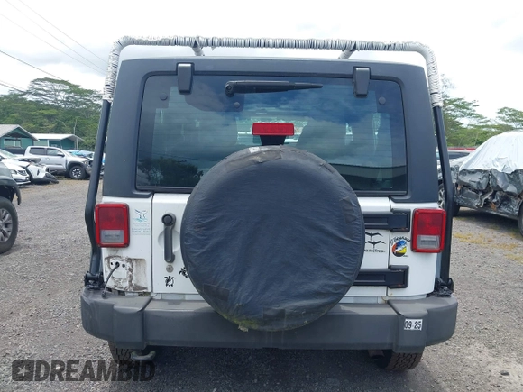 2013 Jeep Wrangler Sport with VIN 1C4AJWAG6DL626429, listed as a IAAI auction lot 42348347 with 120,104 mi miles and . Bid and sale history available at DreamBid. Image 16.