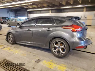 2018 Ford Focus ST with VIN 1FADP3L99JL282007, listed as a Copart auction lot 43141075 with 57,495 mi miles and Salvage Title. Bid and sale history available at DreamBid. Image 2.