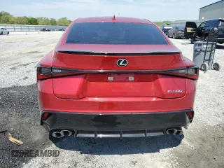 2022 Lexus IS 500 F Sport Performance with VIN JTHAP1D29N5001996, listed as a Copart auction lot 52980095 with 28,452 mi miles and Clean title. Bid and sale history available at DreamBid. Image 6.